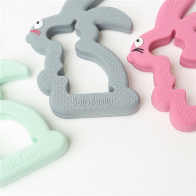Belo Teething Bunny Grey available online and instore at All4Baby.